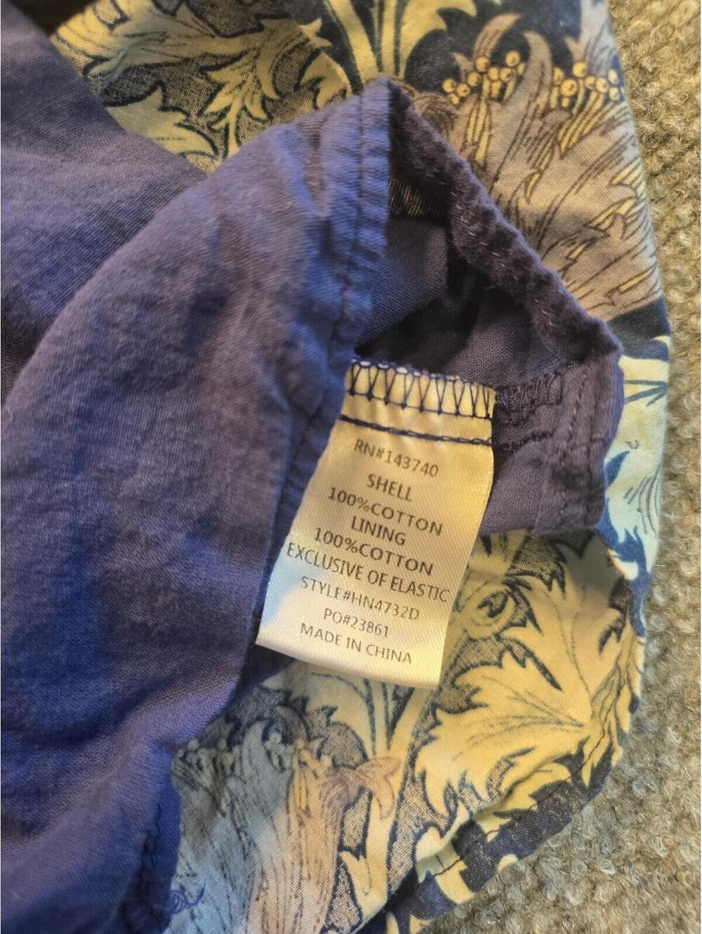 Hyacinth House Blue Leafy Floral Maeve Midi Dress Size XXL - Picture 7 of 11